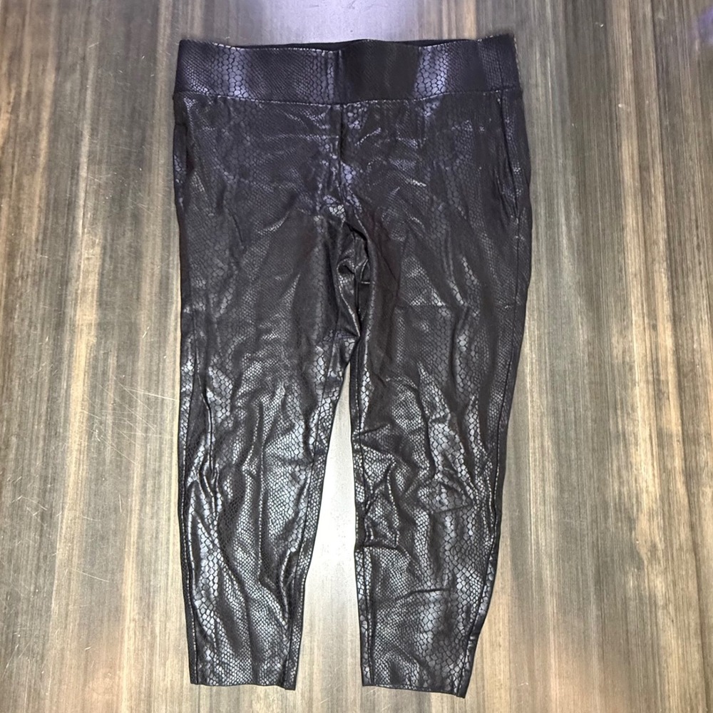 Torrid Pixie Faux Leather Snake Print leggings Pants Plus Size 2R